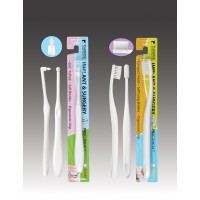 Plasdent IMPLANT & SURGERY SOFT TOOTHBRUSH, COMPACT HEAD, White color, 12 Brushes/Box